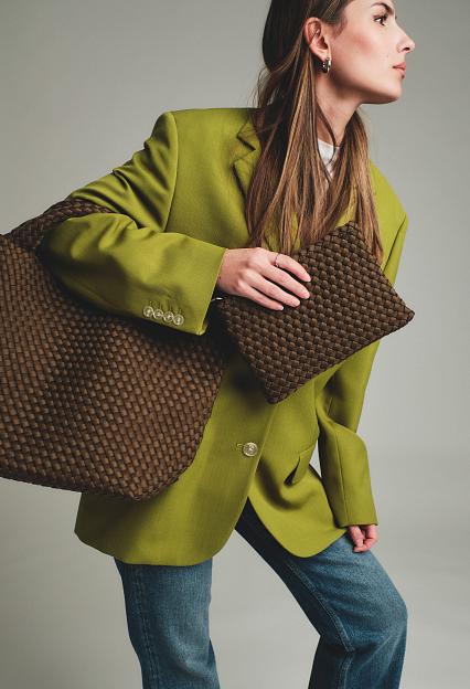 Naghedi St Barths Medium Tote Mink